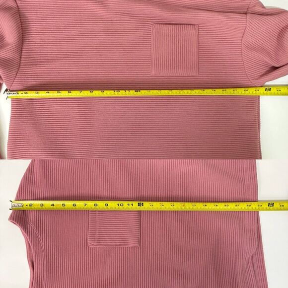 A NEW DAY top | mauve dusty rose oversized blouse | medium | casual - Picture 8 of 8